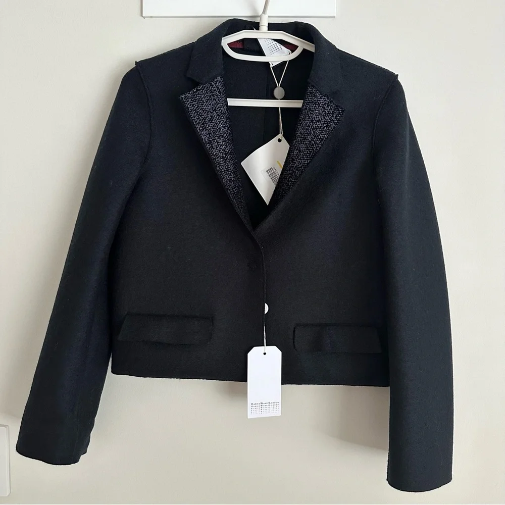 Cropped Blazer Pure Virgin Wool, NWT